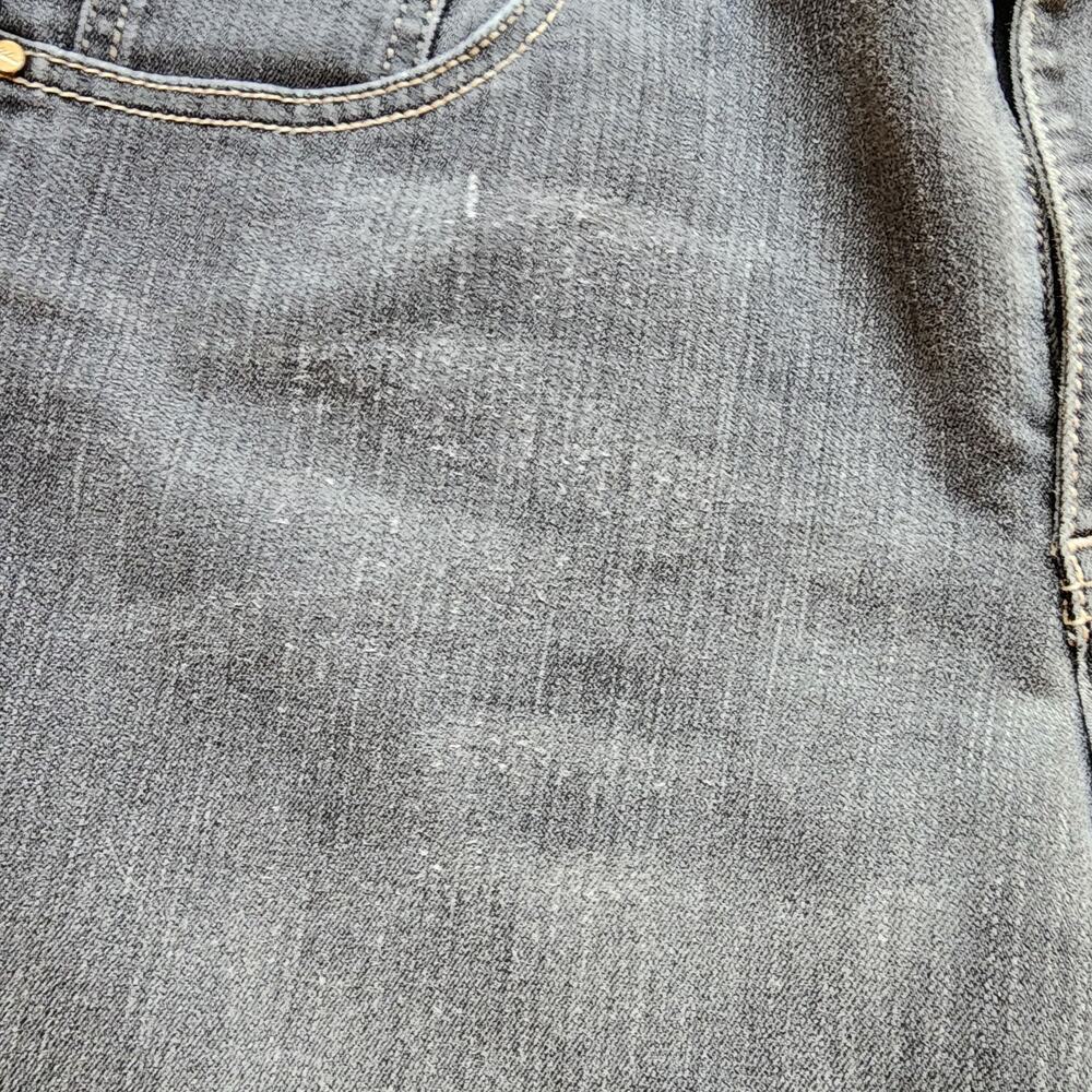 White House Black Market Jeans Womens Size 12R Blanc Black Bootcut Flex Pant - Picture 5 of 14
